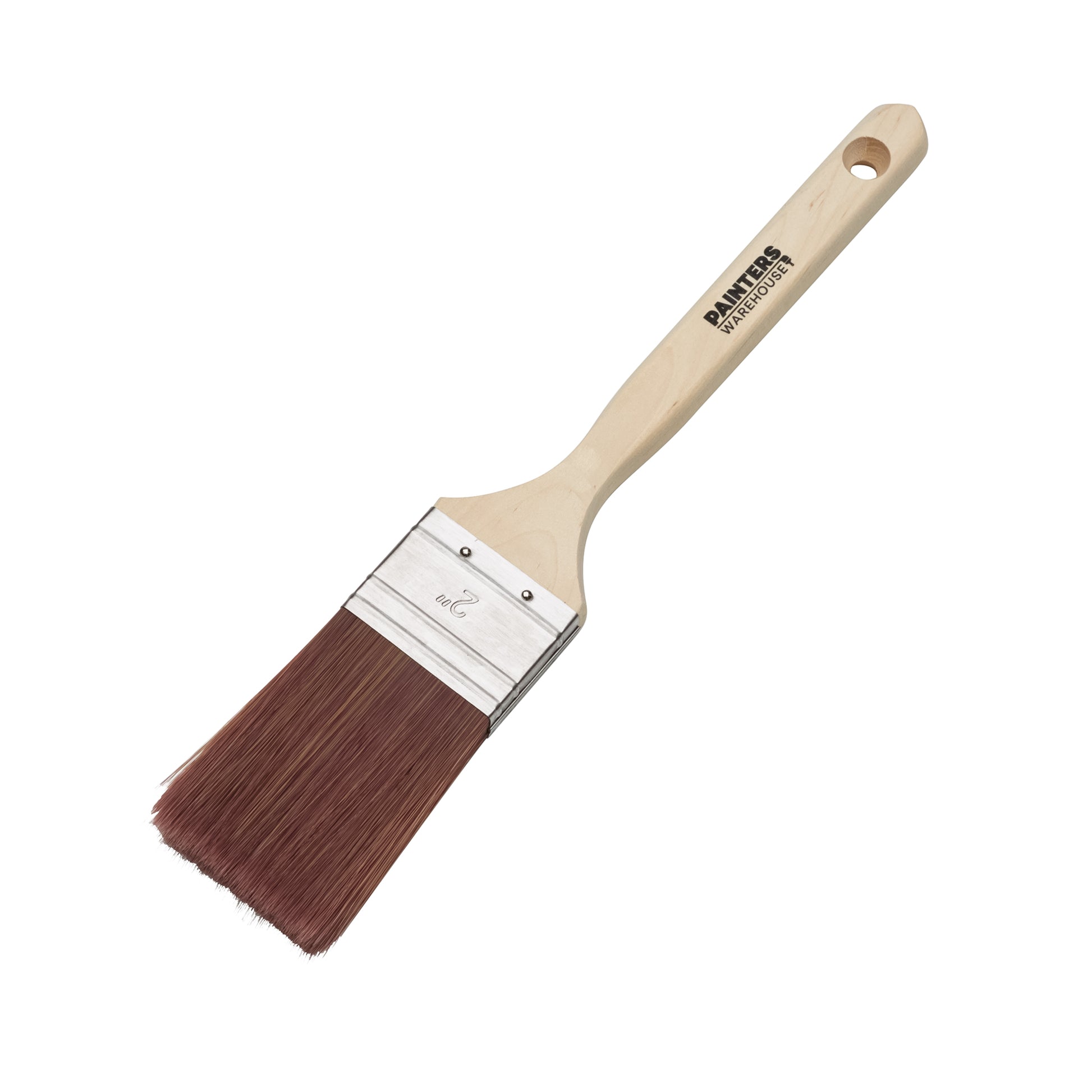 Painters Warehouse Sash Brush 50mm. Comfortable timber handle