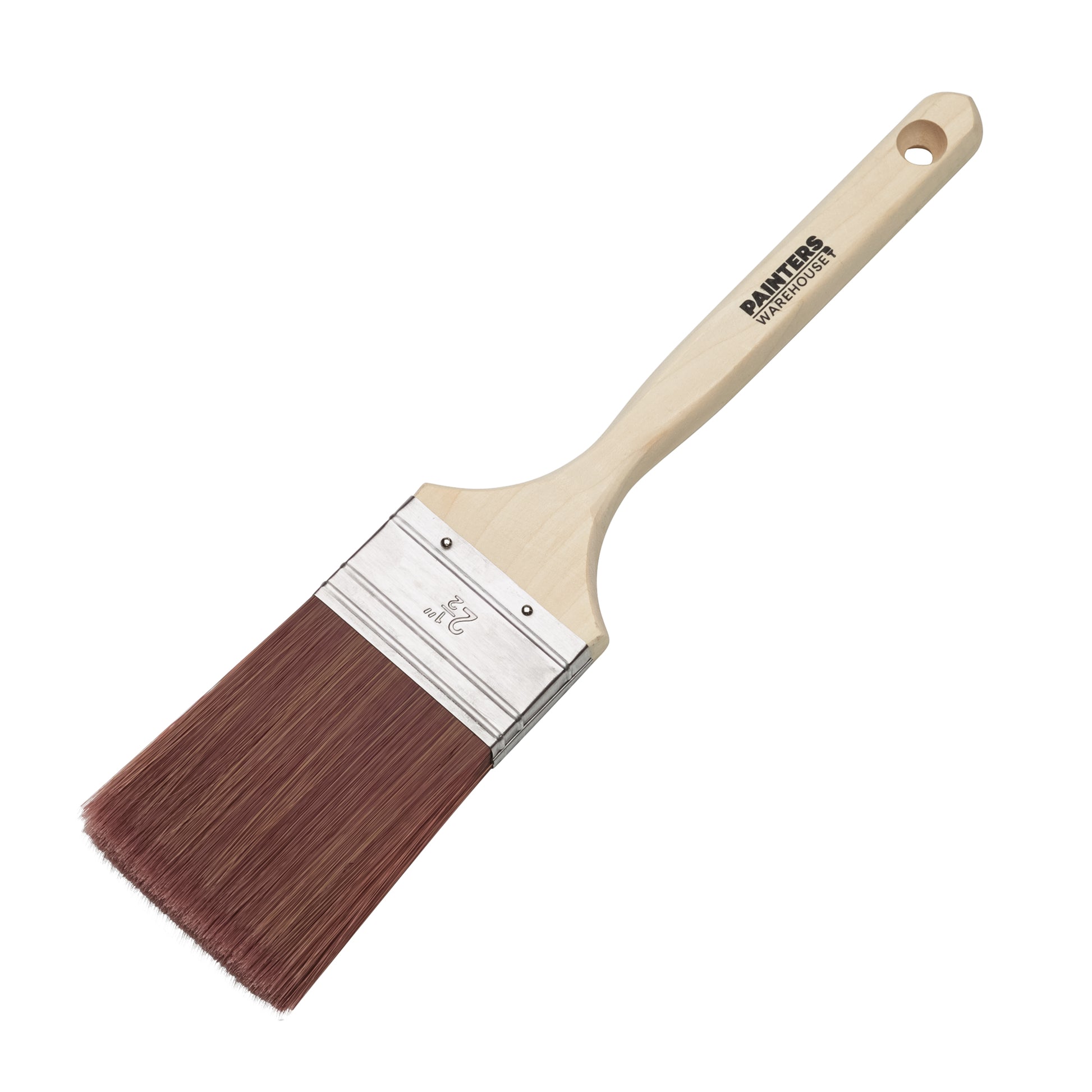 Painters Warehouse Sash Brush 63mm. Timber handle for comfort