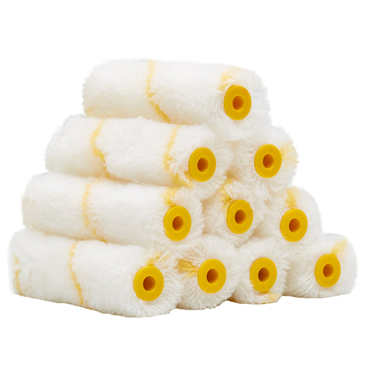 Painters Warehouse Fabric Mini Rollers 100mm 11mm NAP