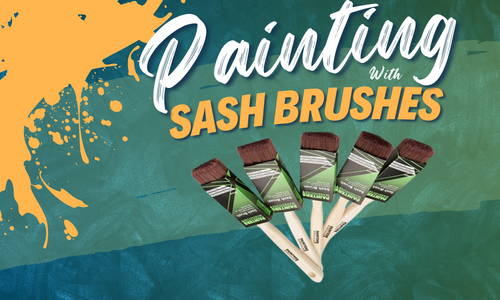 painting with sash brushes