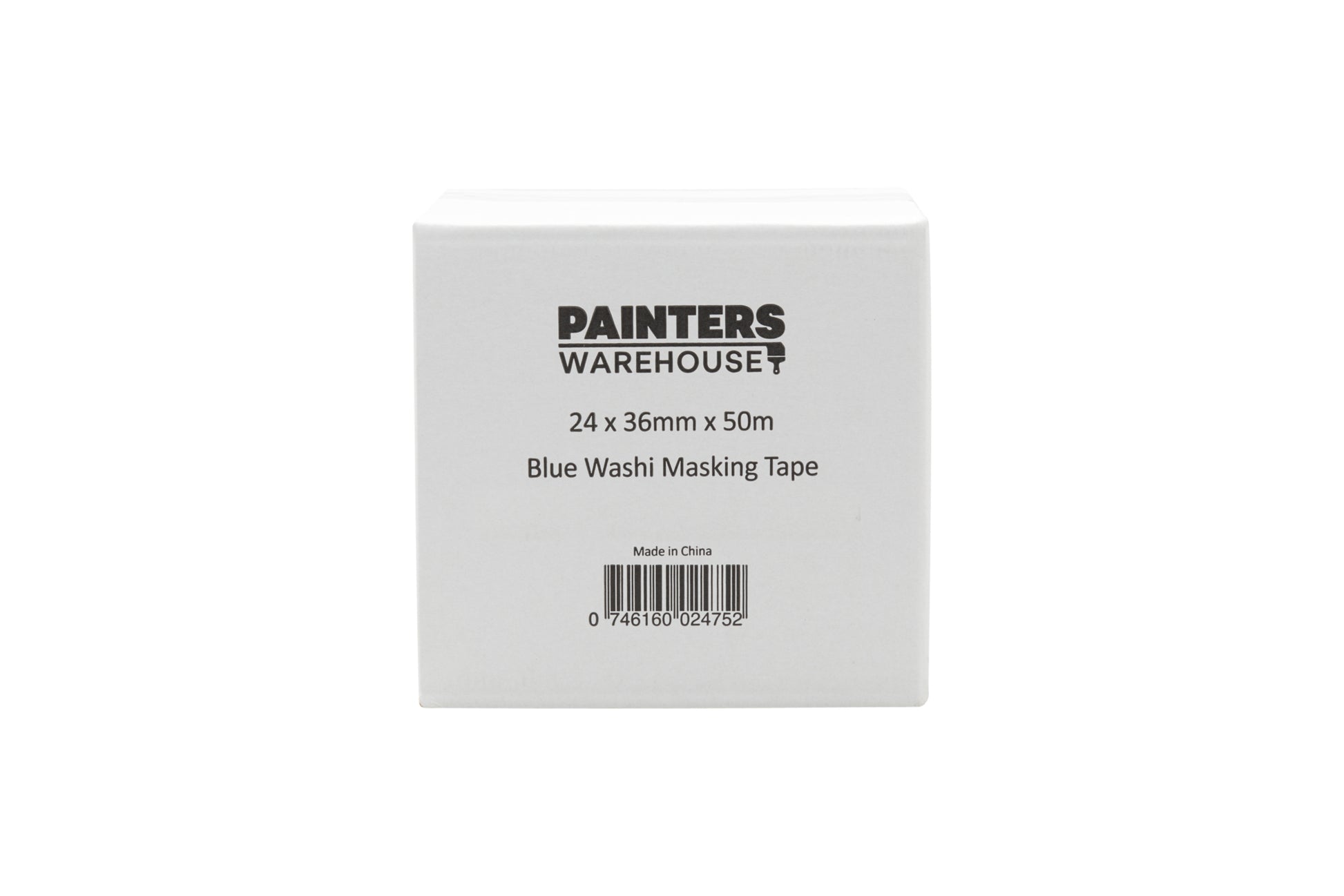 Painters Warehouse Washi Tape. 36mm x 50M, crisp clean edge, easy to remove. Bulk buy in a box of 24 rolls