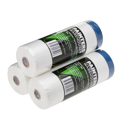 Pre-Taped Masking Film Refill 2.7m x 18M